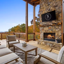 north georgia cabin with sauna hot tub and swimming pool