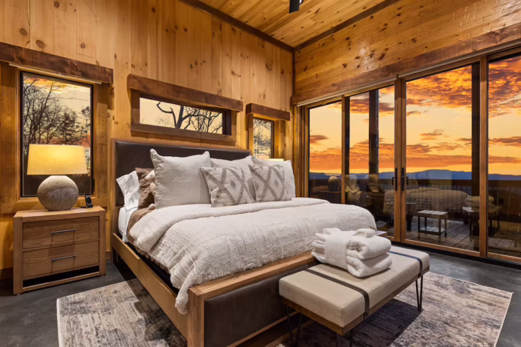 north georgia cabin with sauna hot tub and swimming pool