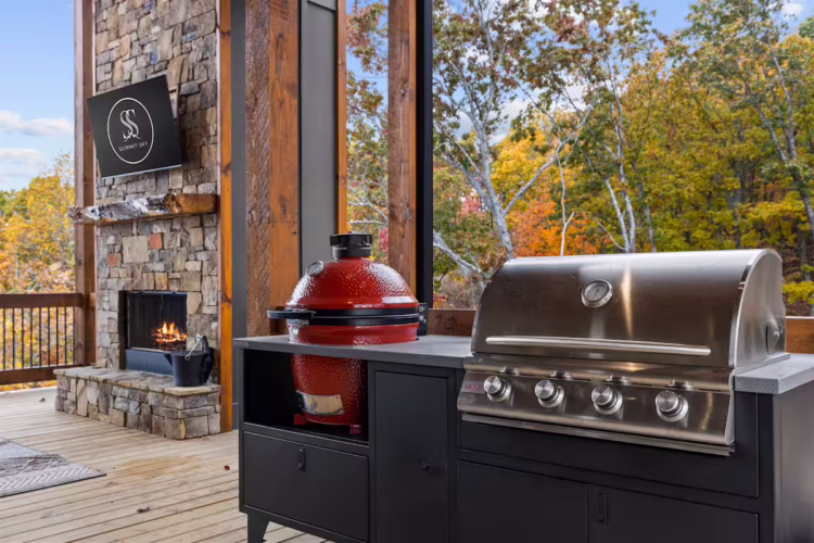north georgia cabin with sauna hot tub and swimming pool