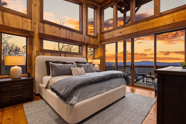 north georgia cabin with sauna hot tub and swimming pool