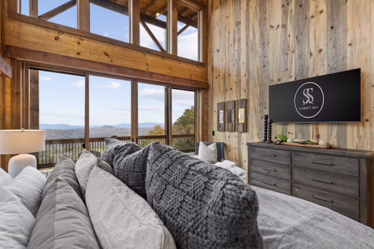 north georgia cabin with sauna hot tub and swimming pool