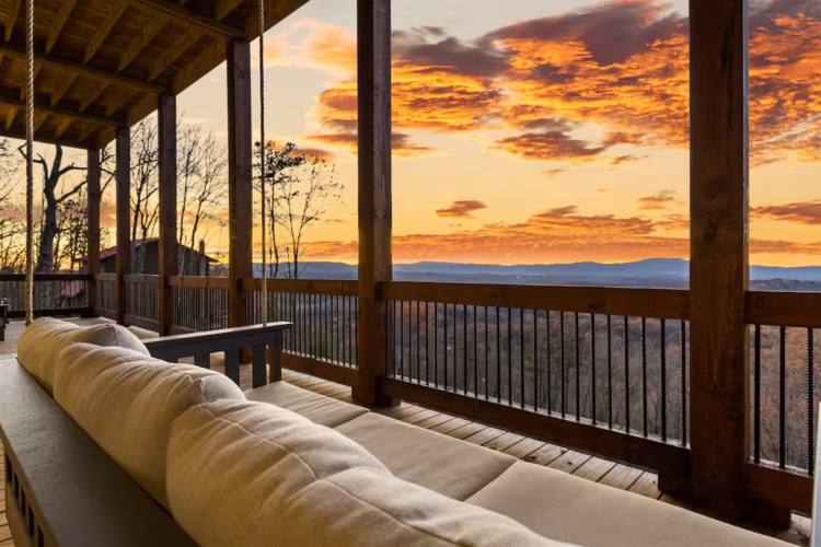 north georgia cabin with sauna hot tub and swimming pool