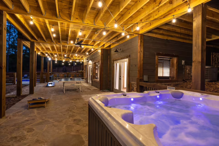 pet friendly cabins with swimming pools north georgia