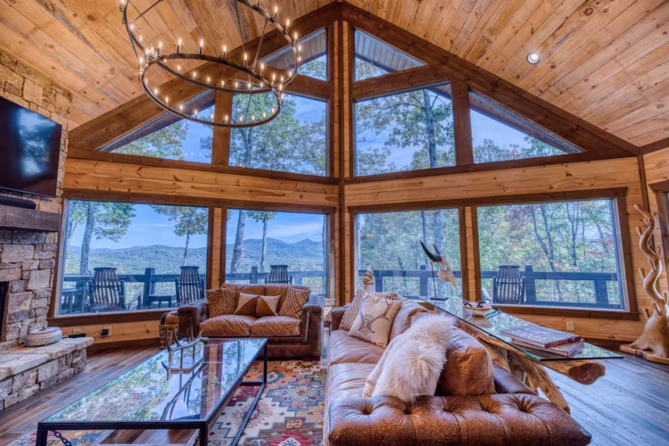 cabin rentals near atlanta with hot tub