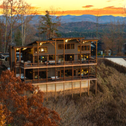 north georgia cabin with sauna hot tub and swimming pool