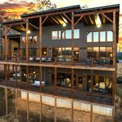 north georgia cabin with sauna hot tub and swimming pool