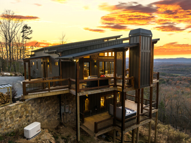 north georgia cabin with sauna hot tub and swimming pool