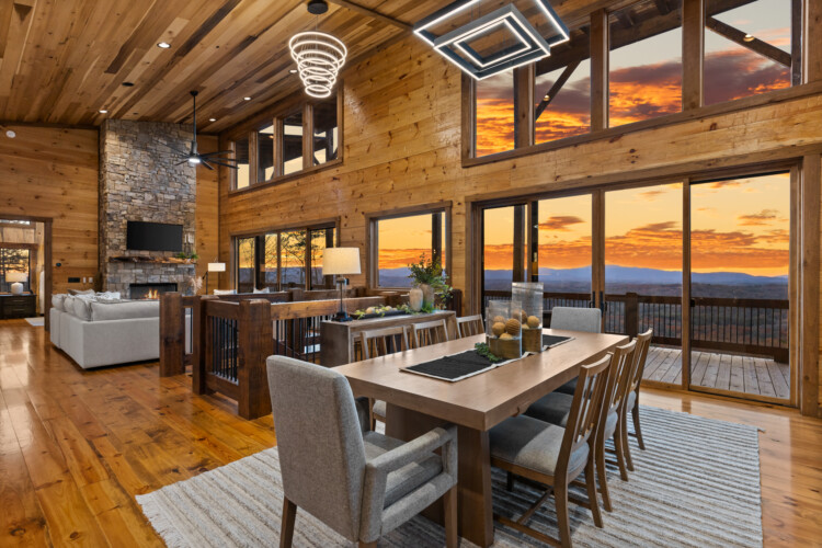 north georgia cabin with sauna hot tub and swimming pool