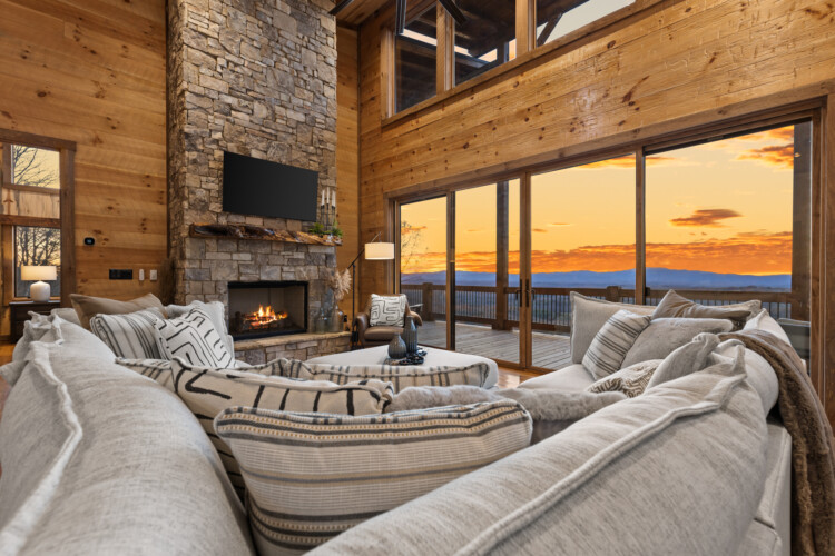 north georgia cabin with sauna hot tub and swimming pool