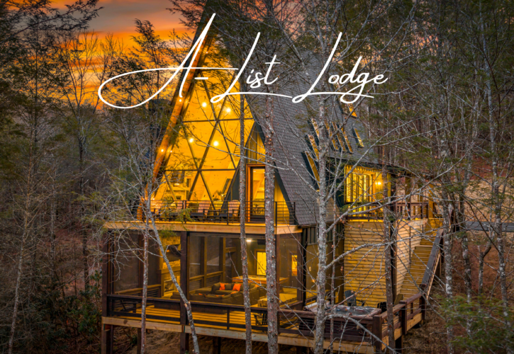 creekside a-frame cabin rental
