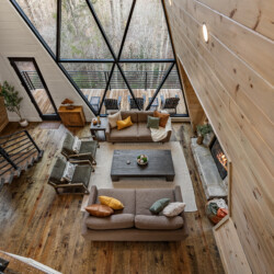 creekside a-frame cabin rental