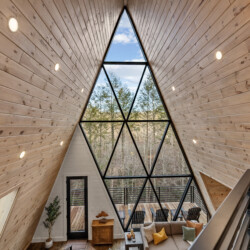 creekside a-frame cabin rental