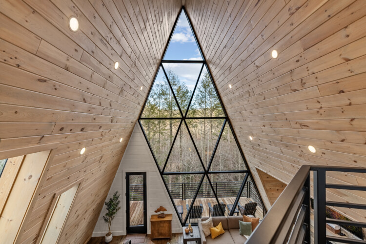 creekside a-frame cabin rental