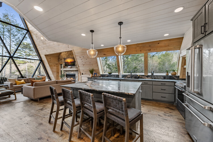 creekside a-frame cabin rental