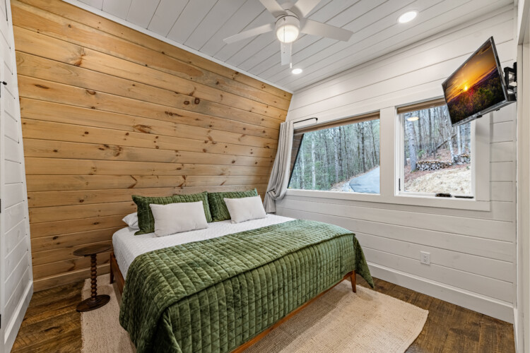 creekside a-frame cabin rental