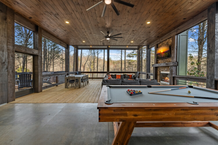 creekside a-frame cabin rental