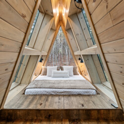 creekside a-frame cabin rental