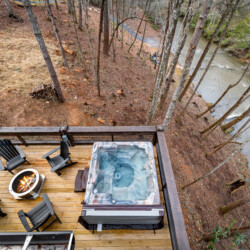 creekside a-frame cabin rental