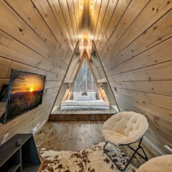 creekside a-frame cabin rental