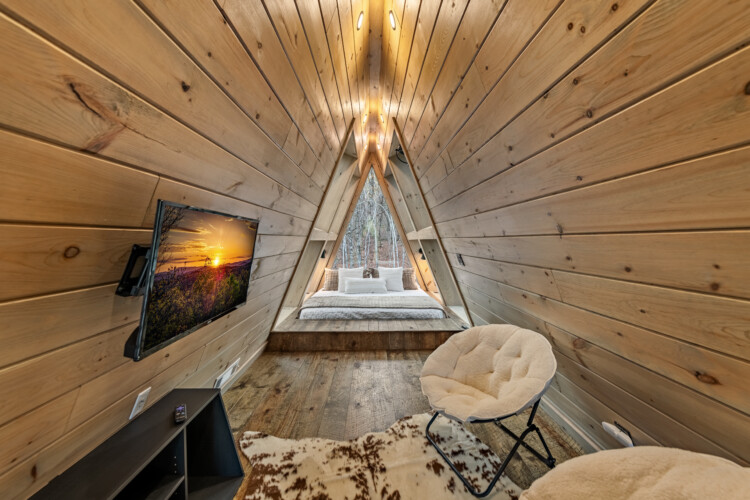 creekside a-frame cabin rental