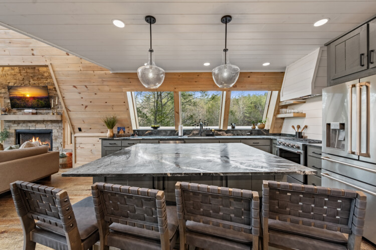 creekside a-frame cabin rental