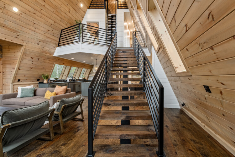 creekside a-frame cabin rental