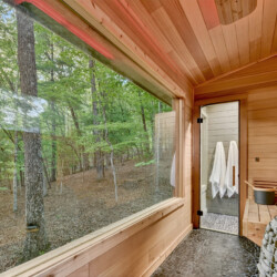 mineral bluff cabin with hot tub and mountain views