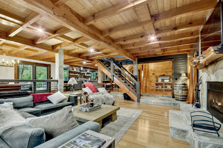 mineral bluff cabin with hot tub and mountain views