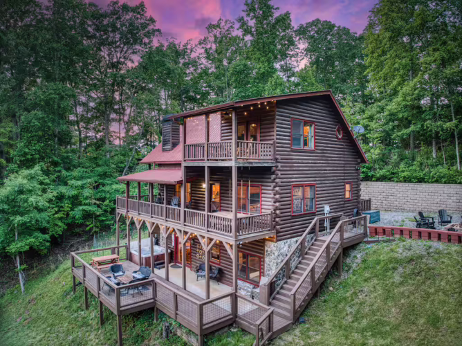 4 bedroom morganton ga cabin rental