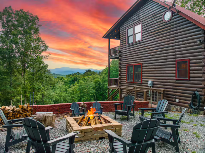 4 bedroom morganton ga cabin rental