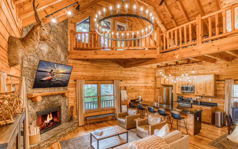 4 bedroom morganton ga cabin rental