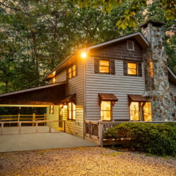 blue ridge georgia cabin with hot tub