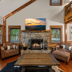 blue ridge georgia cabin with hot tub