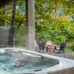 blue ridge georgia cabin with hot tub