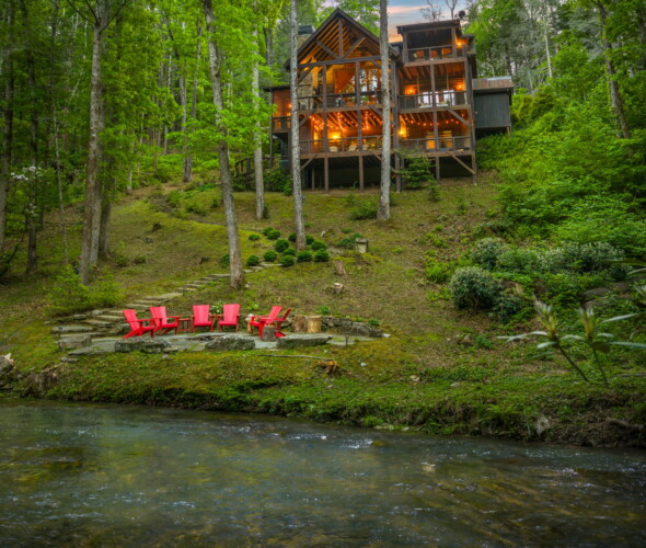 cabin rentals on fightingtown creek