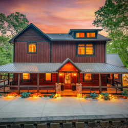 blue ridge georgia cabin with swim spa and sauna