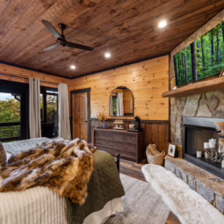 blue ridge georgia cabin with swim spa and sauna