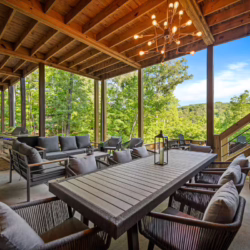 blue ridge georgia cabin with swim spa and sauna