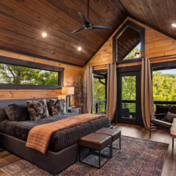 blue ridge georgia cabin with swim spa and sauna