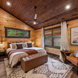 blue ridge georgia cabin with swim spa and sauna