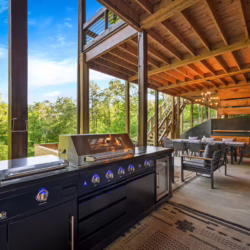 blue ridge georgia cabin with swim spa and sauna