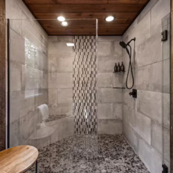 blue ridge georgia cabin with swim spa and sauna