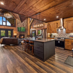 blue ridge georgia cabin with swim spa and sauna