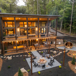 home with sauna cabin rentals in georgia