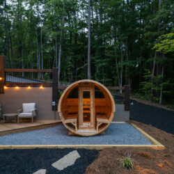 home with sauna cabin rentals in georgia