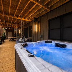 home with sauna cabin rentals in georgia