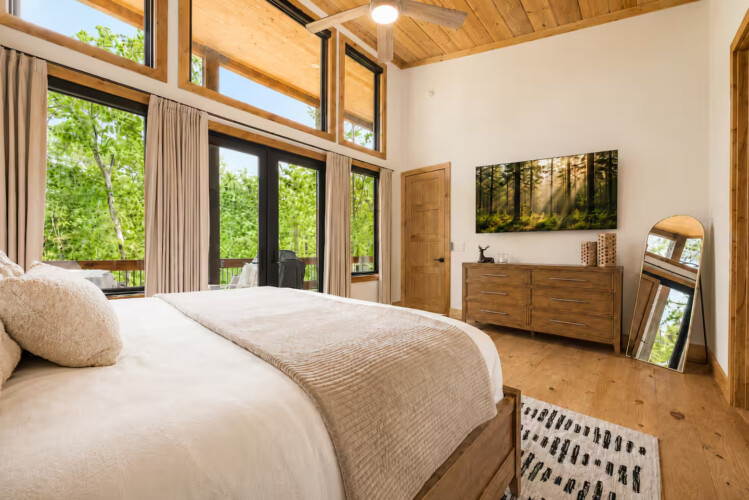 home with sauna cabin rentals in georgia