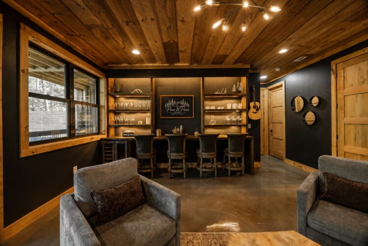 home with sauna cabin rentals in georgia