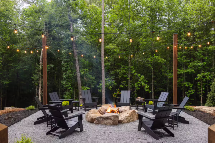 home with sauna cabin rentals in georgia