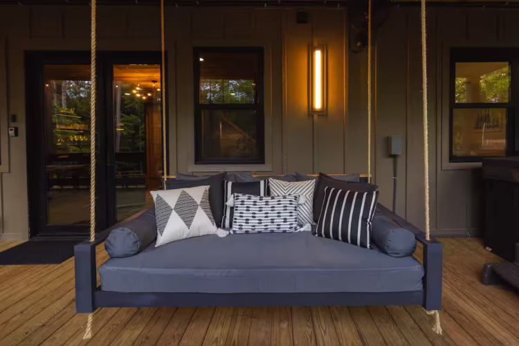 home with sauna cabin rentals in georgia